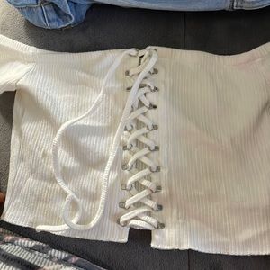 White Crop Top
